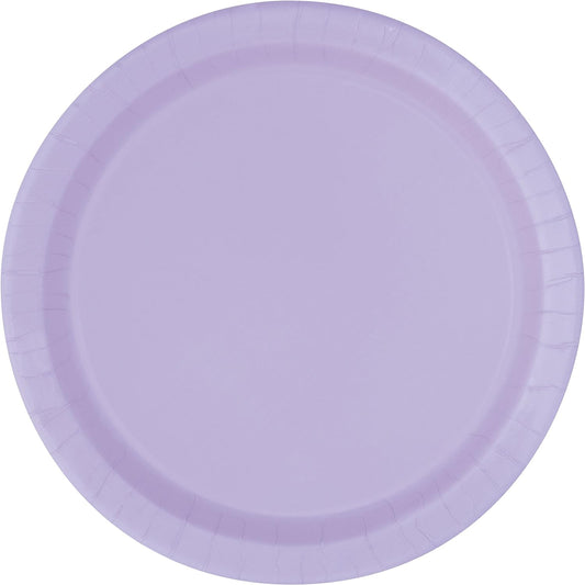 16pcs 9" Plates (Lavender)