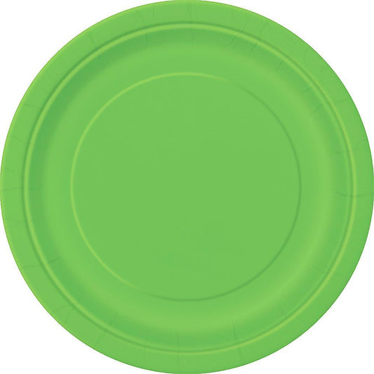 16pcs 9" Plates (Lime Green)
