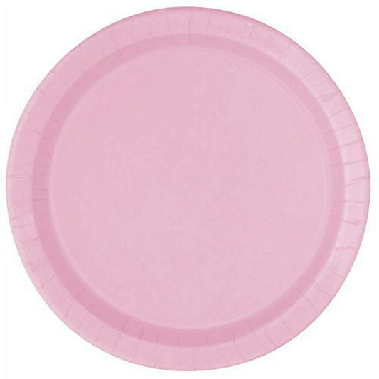 16pcs 9" Plates (Lovely Pink)