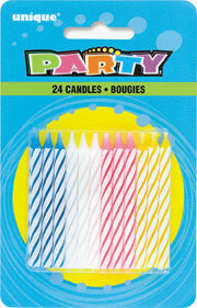 24pcs Birthday Candles (Assorted)