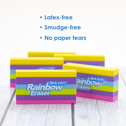 4pc Rainbow Erasers