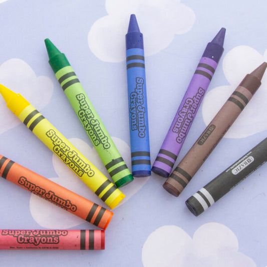 8pcs Super Jumbo Crayons