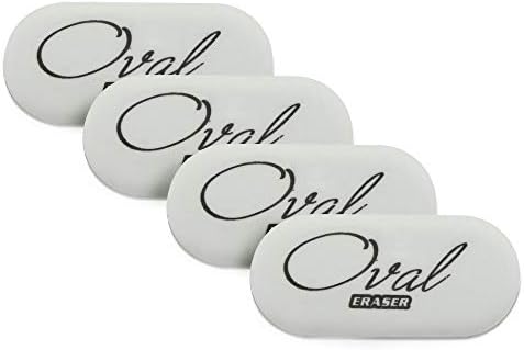 4pc Oval Erasers