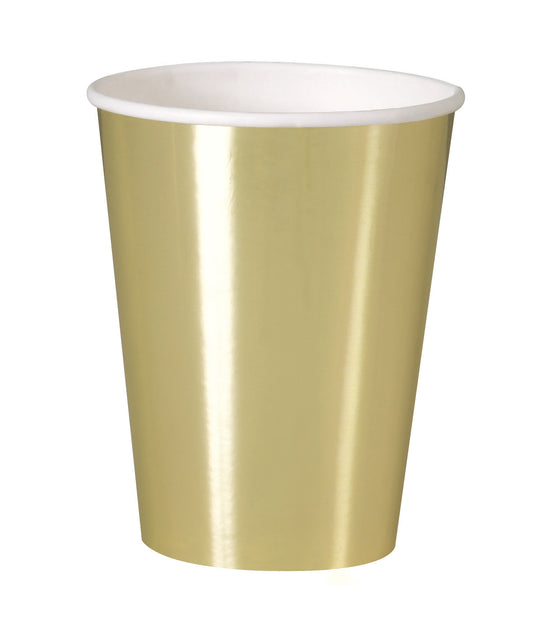 12oz 8pcs Cups (Gold)