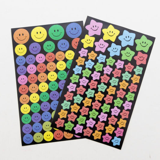 144pcs Glitter Stickers