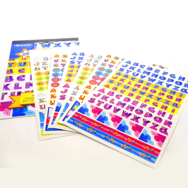 Alphabet Stickers Book (Over 600 pieces)
