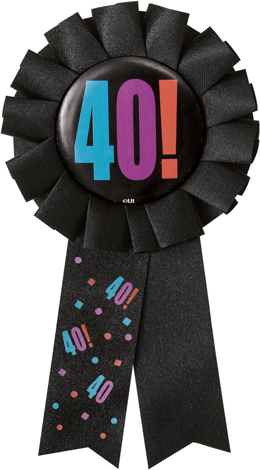 "40!" Birthday Badge