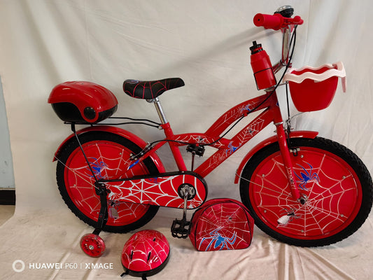 Red Spider-man Bicycles with Wheel Design