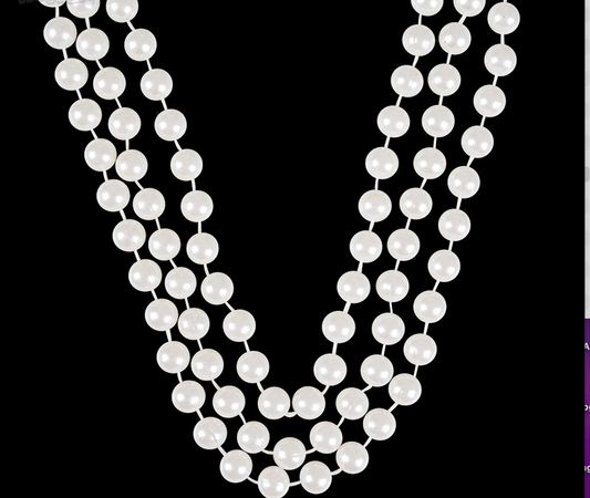 1pc 48" Pearl Bead Necklaces