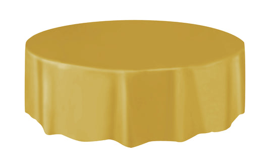 84" Round Tablecover (Gold)