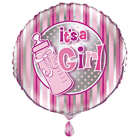 It's a Girl Foil Balloon