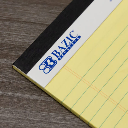 Perforated Writing Pads 8.5"x11.75"(yellow)