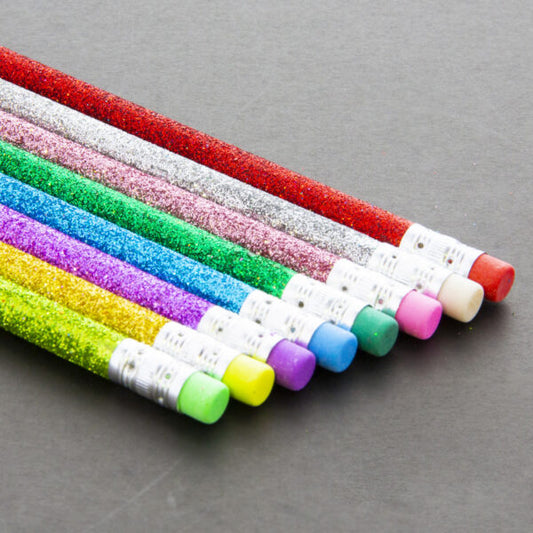 8pcs Glitter Pencils #2 HB