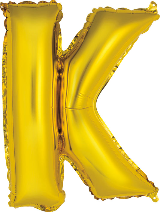 14" Letter "K" Foil Balloon