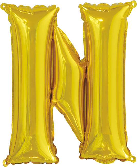 14" Letter "N" Foil Balloon
