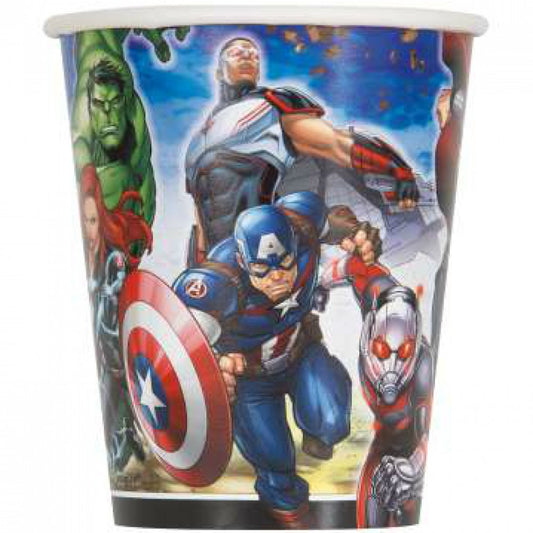 8pcs Avengers Cups