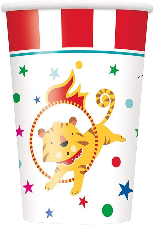 8pcs Circus Carnival Cups