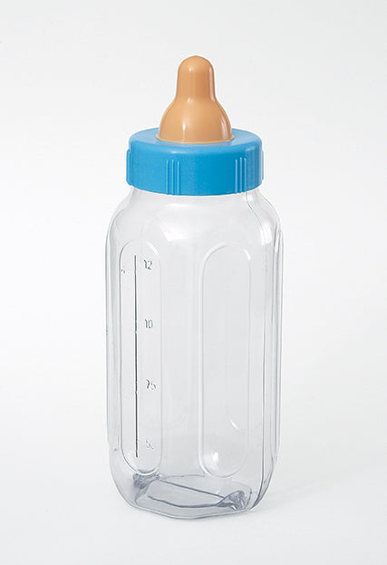 Blue Baby Bottle Bank 11"