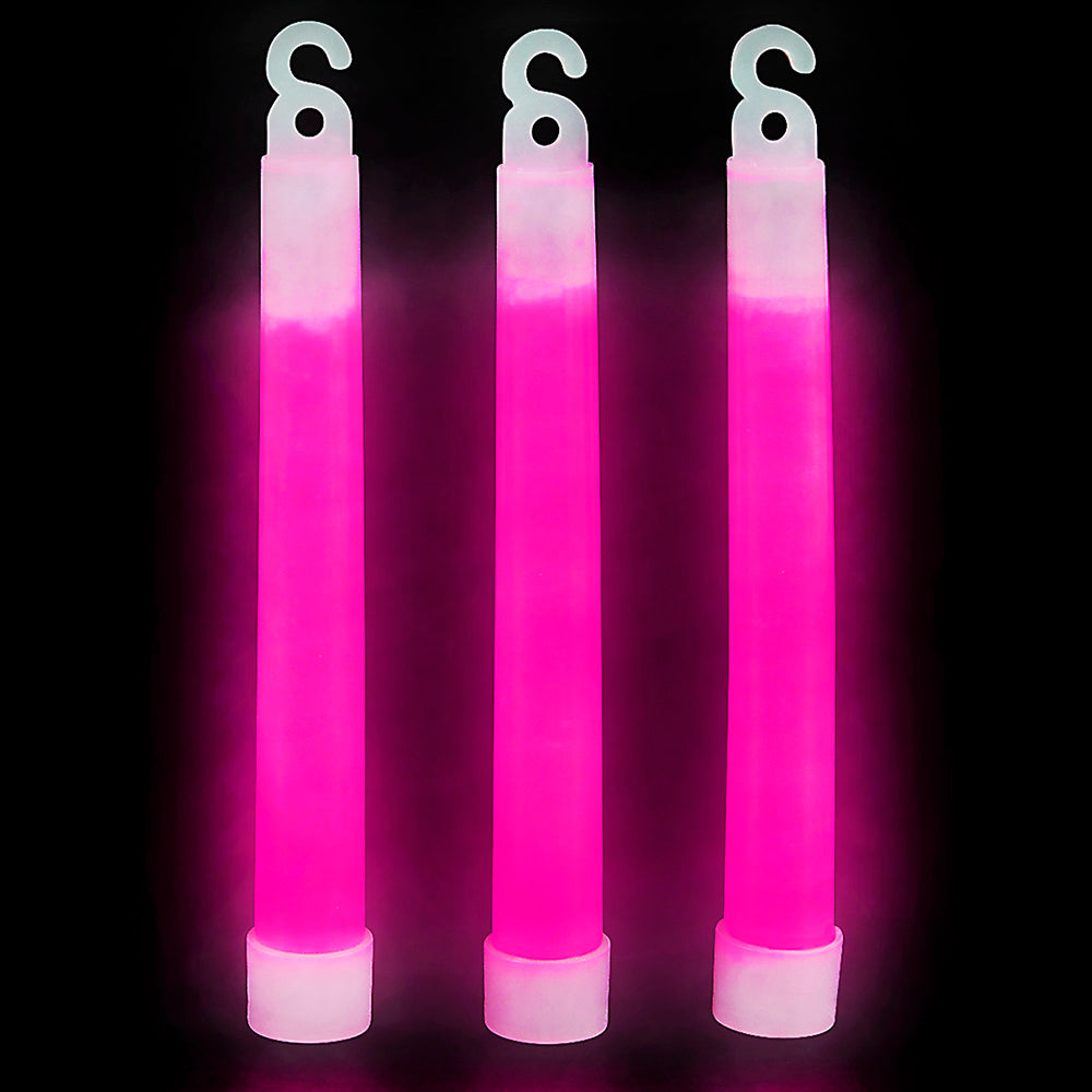 12pcs 6" Pink Glow Sticks