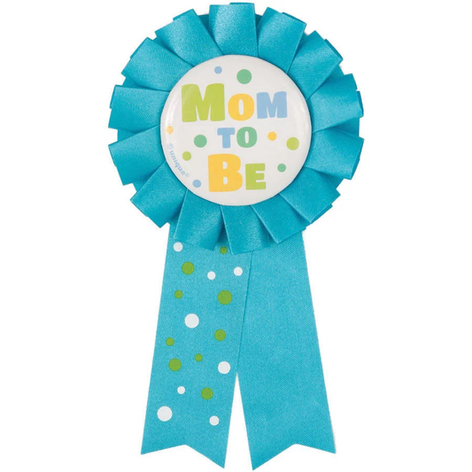 "Mom to Be" Ribbon Badge