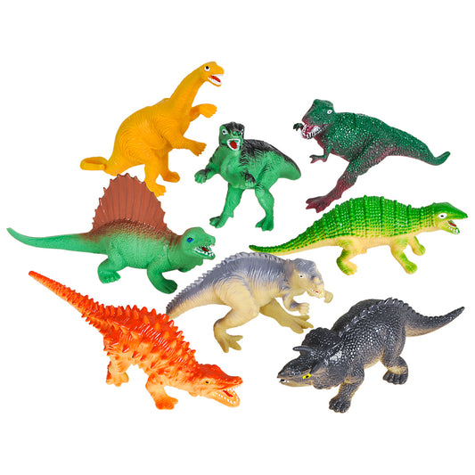 6pcs 5.5"-6.5" Dinosaurs Favours