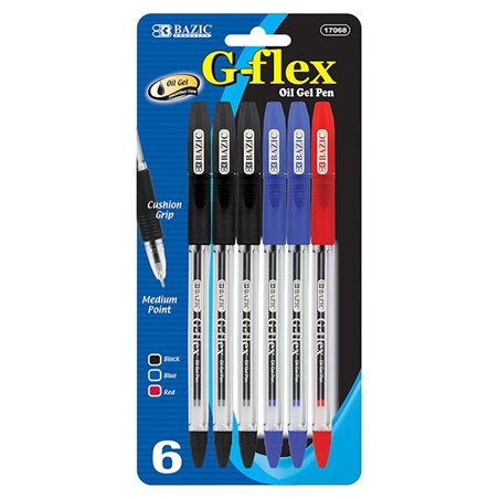 6pcs G-Flex Oil Gel Pen