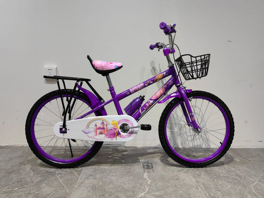 Purple, Pink & White Bicycle