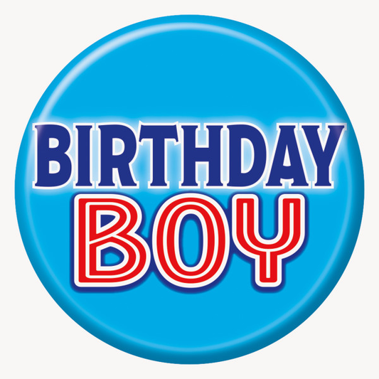 "Birthday Boy" Button Badge