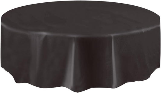 84" Round Tablecover (Midnight Black)