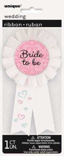 "Bride to Be" Ribbon Badge