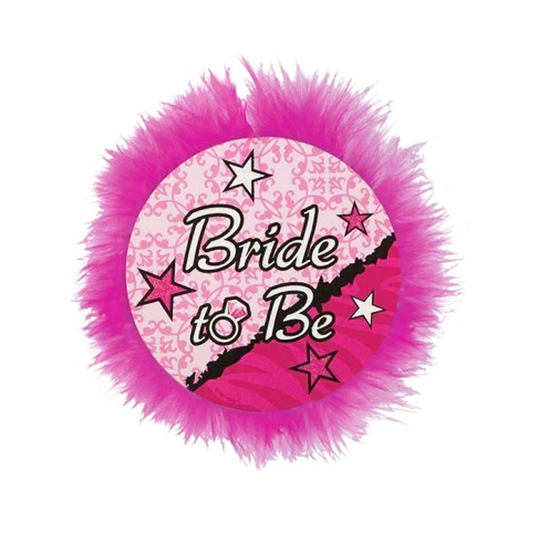 "Bride to Be" Deluxe Button Badge