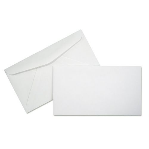 White Envelope 3 5/8" x 6 1/2