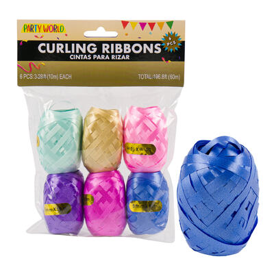 6pc Curling Ribbon