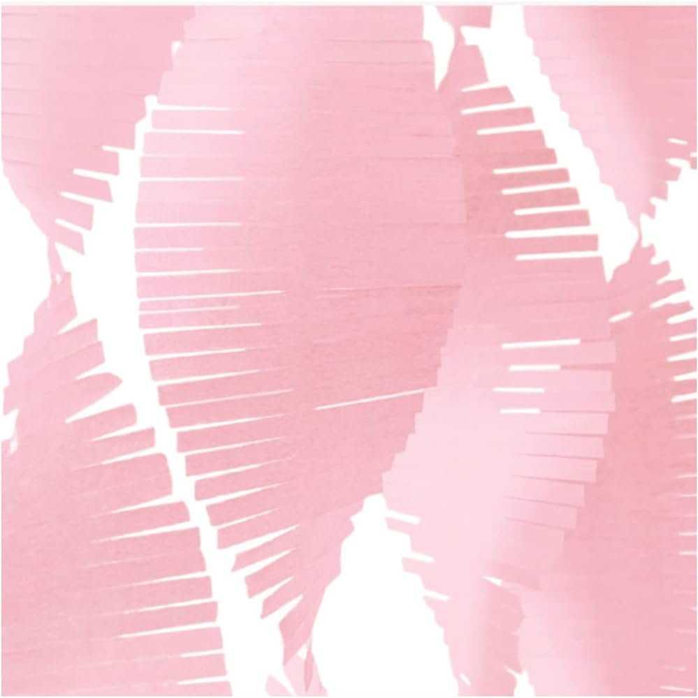 9ft Light Pink Fringe Garland (Paper)
