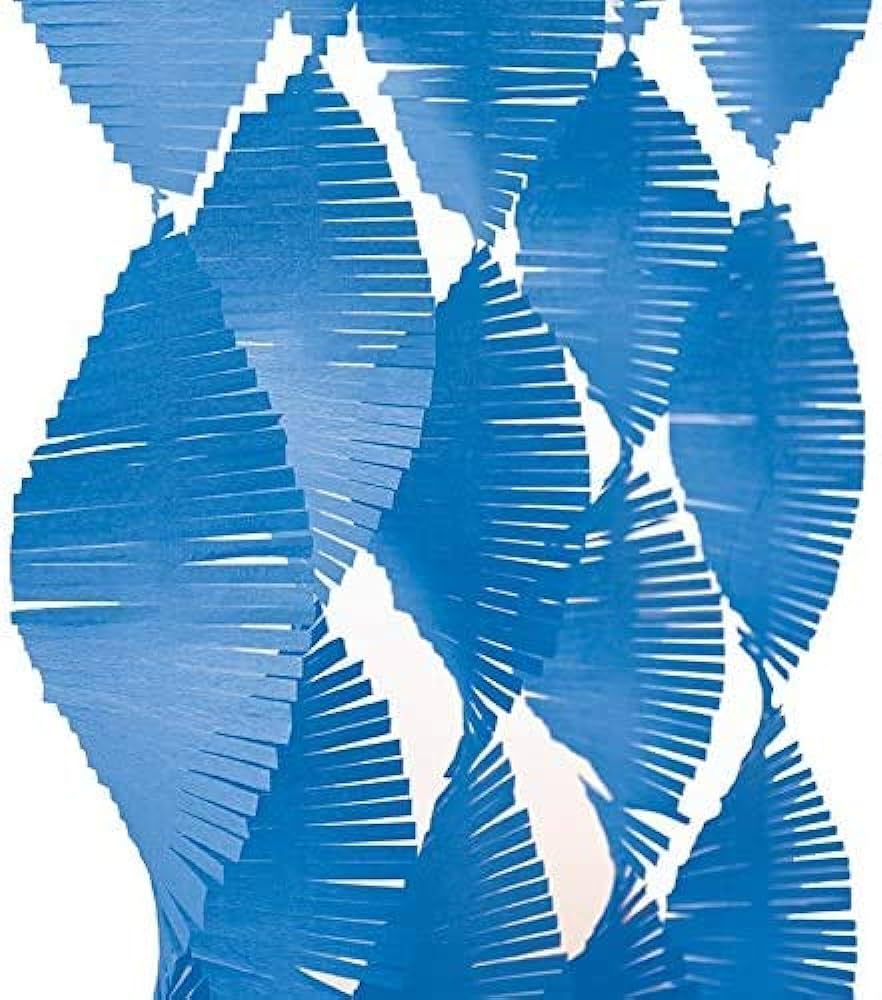 9ft Royal Blue Fringe Garland (Paper)