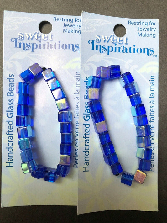 1pc Sweet Inspirations Blue Cube Bead Set