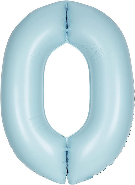 34" #0 Matte Blue Balloon (Helium)