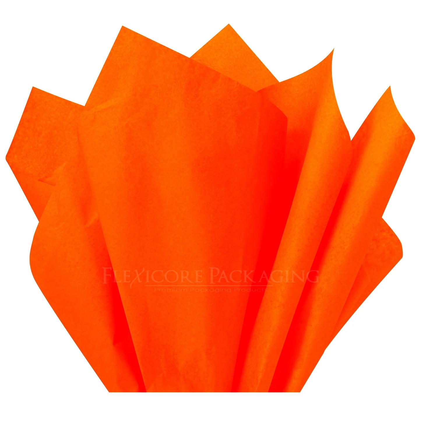 10pc Orange Tissue Paper