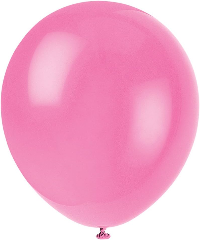 10pcs 12" Bubblegum Pink Helium Balloons