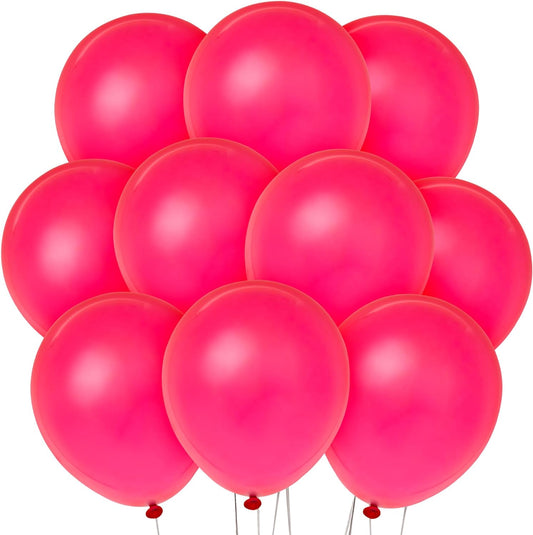 10pcs 12" Magenta Helium Balloons