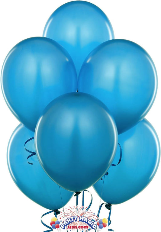 10pcs 12" Twilight Blue Helium Balloons