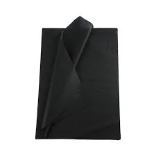 10pcs Black Tissue Paper