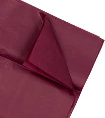 10pcs Burgundy Tissue Paper