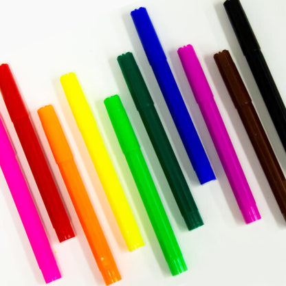 10pcs Classic Jumbo Markers (Washable)