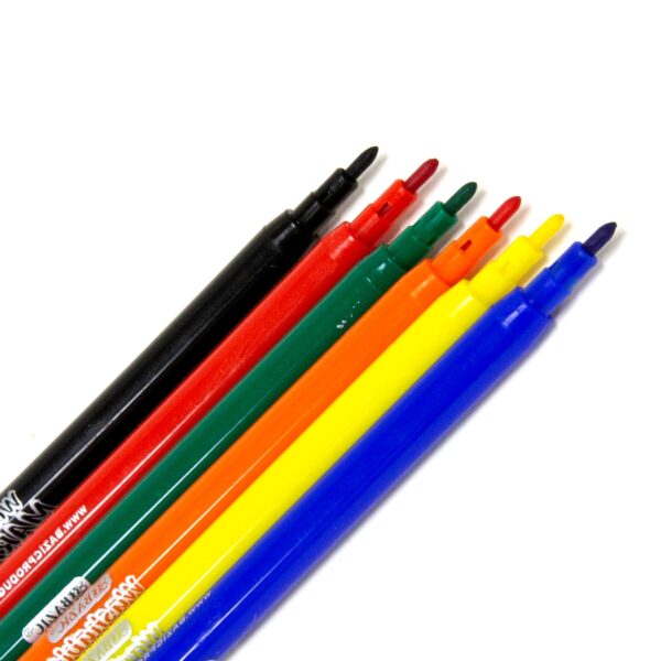 12pcs Classic Colors Fine Markers (Washable)