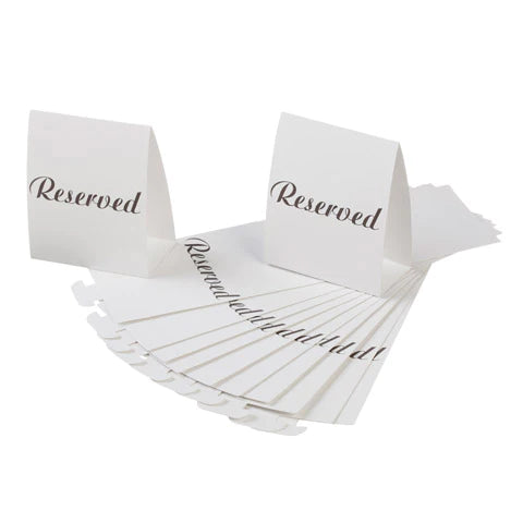 12pcs Reserved Table Cards