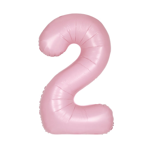 34" #2 Matte Pink Balloon (Helium)