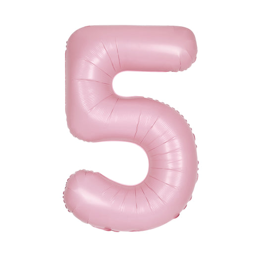 34" #5 Matte Pink Balloon (Helium)