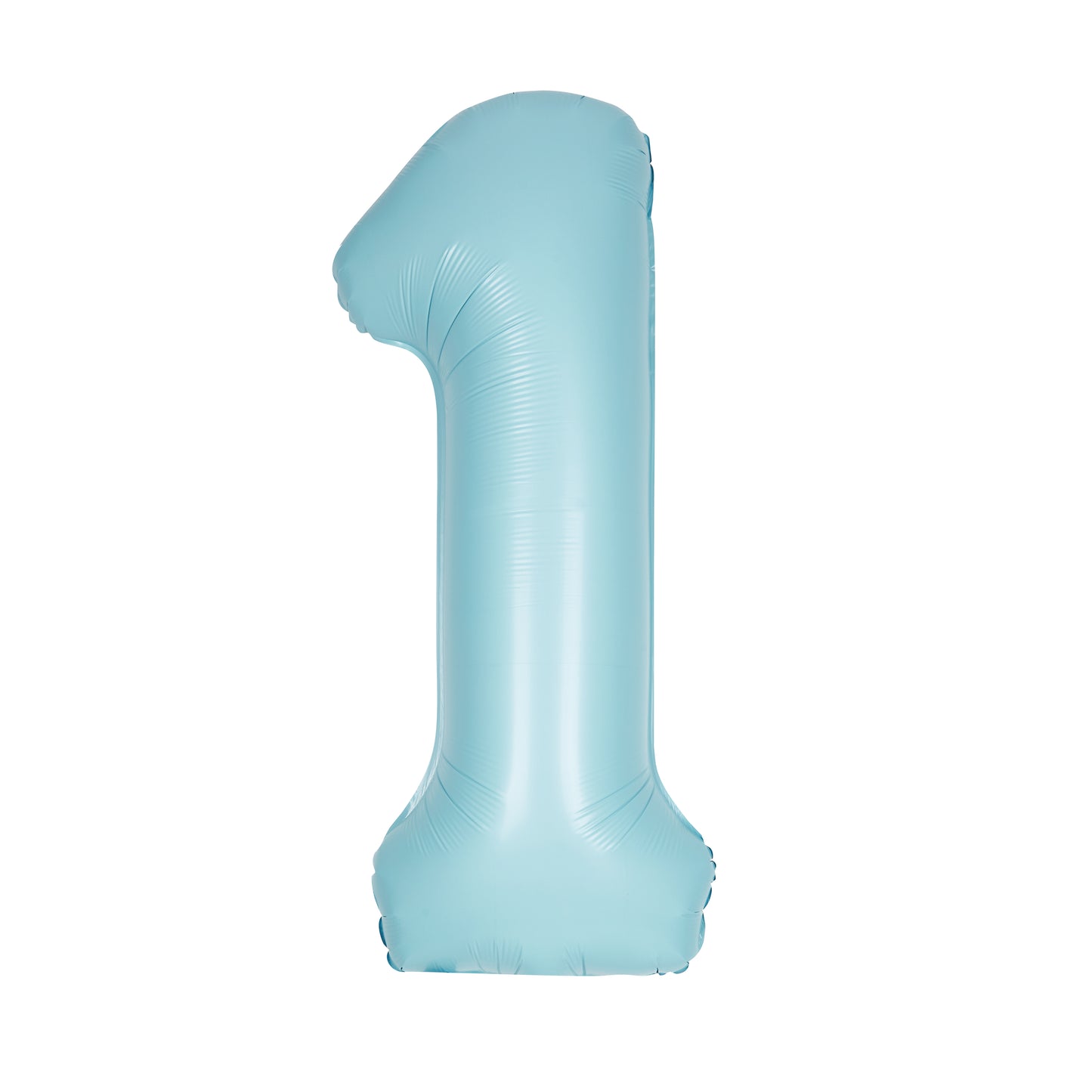 34" #1 Matte Blue Balloon (Helium)