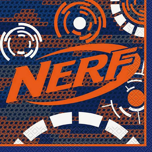 16pcs Nerf Luncheon Napkins